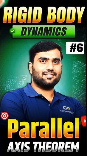 Parallel Axis Theorem Explained in 60 Seconds! ⚙️