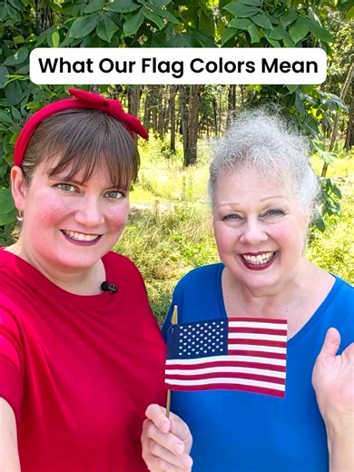 🇺🇸 The colors of the American flag each have a meaning that’s easy for kids to understand. A quick little teachable moment that helps them connect with what they see every day. #FlagDay #MomLife #KidsLearning #Teach #History