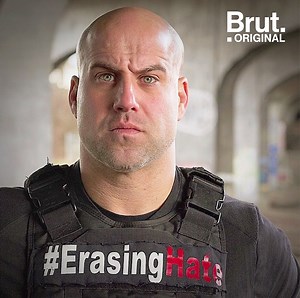 2.5M views · 20K reactions | Hateful graffiti has met its match: Corey Fleischer. Now, the Montreal activist’s Erasing Hate movement has gone global. | Brut | Facebook