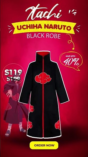 Wearing Itachi’s Akatsuki Robe – True Shinobi Style