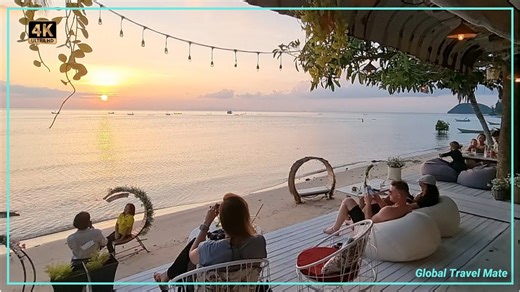 Koh Samui’s Best Sunset Bar & Fisherman’s Village 🇹🇭 Thailand