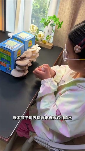 Let’s grow mushrooms with children. Observing the entire growth process of mushrooms is really m