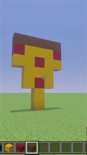 Minecraft Pizza Tutorial #minecraft #minecraftshorts #youtubeshorts