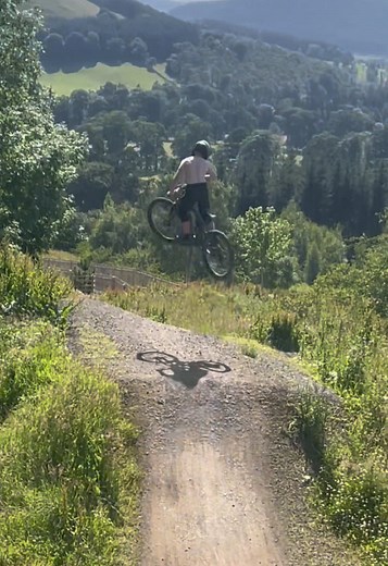 Sunny Day Mountain Biking at Glentress