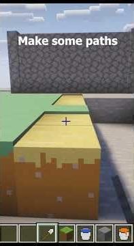 Simple Iron Farm Tutorial #minecraft #tutorial #shorts