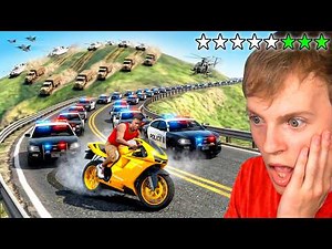 EVERY BIKE I Collect Adds 1 STAR to my Wanted Level! (GTA 5)