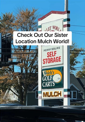 🚨 PSA: Mulch Season is Here! 🚨Looking for the BEST mulch deals in the area? Our sister store, Mulch World, has you covered with top-quality mulch at unbeatable prices! 🌿💰 Whether you’re refreshing your landscaping, garden beds, or pathways, they’ve got what you need.📍 Visit them at: 8232 Fremont Pike, Perrysburg, OH 📞 Call for pricing & delivery: 419-873-6852 And before you ask—no, you can’t test drive one of our new golf carts on the mulch hill. RJ already tried… and let’s just say, it wa