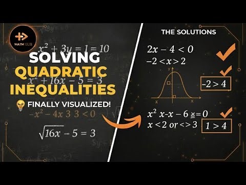 Inequalities Explained in the Simplest Way! ✏️ (MATH 1)