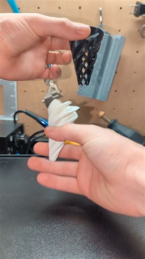 3D printed Cone Fidget ASMR! They are available in my shops #slowmo #asmr #3dprint #yinyang #balance | Paragon 3D LLC