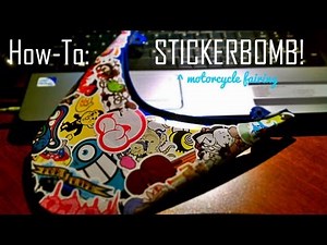 How To: Stickerbomb (motorcycle)