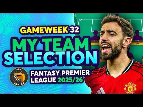 MY FPL GW32 TEAM SELECTION 🚨 | CHIP STRATEGY UPDATE! 🍟 | Fantasy Premier League Tips 2025/26