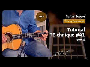 Guitar Boogie (Tommy Emmanuel) - Tutorial (Part 2)