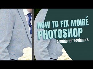 How to fix a Moiré Pattern Problem in Photoshop