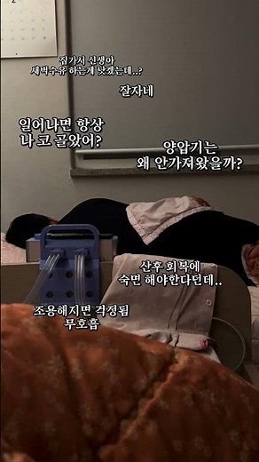 출산 하루만에 집 가고싶다… #출산 #출산준비물 #산후조리