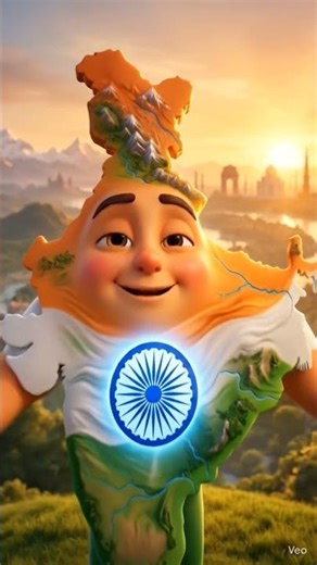 🇮🇳 The Living India Map Comes Alive! | Magical Animated Story of Bharat ✨#india #indianarmy