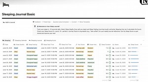 Sleeping Journal Basic