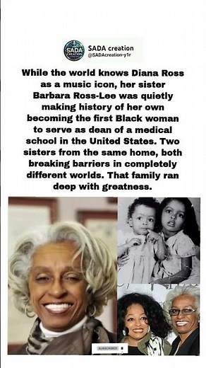 Diana Ross's Sister Made History as First Black Woman Medical School Dean#DianaRoss #BlackHistory
