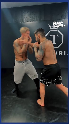Sergio Ramos à l'entrainement avec le combattant MMA Ilia Topuria. #Ramos #Topuria | RMC Sport