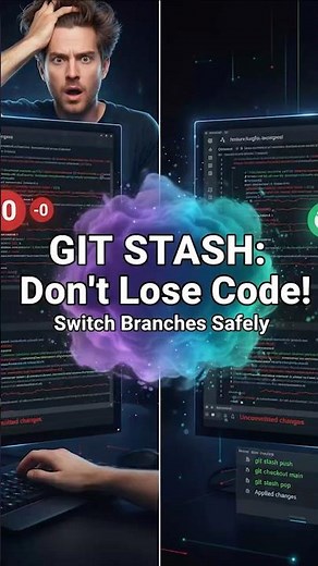 Git Stash: The SECRET to Switching Branches Without Losing Code! 🤫