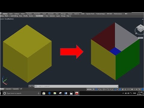 Convert Solid objects to Surface objects in AutoCAD 3D