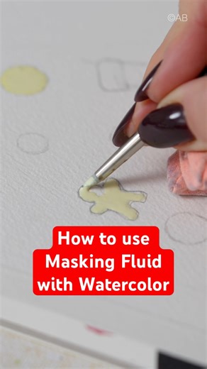 Masking Fluid Tips for Watercolor ✍🏻