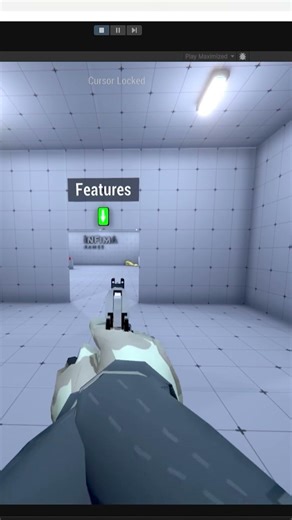 Reskinned Arms for FPS controller in Unity #blender3d #csgo #firstpersonshooter