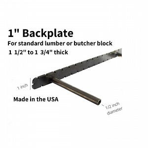 Heavy Duty Floating Shelf Bracket: 1" Backplate, 1.5-2" Thick Shelves - Etsy