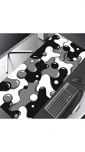 Abstract Pattern Mouse Pad, Rectangle Gaming Mouse Pad, Non-Slip Rubber Pad, Aesthetic Desktop Decoration, Protective Pad for Laptop & PC #deskaccessories #officedeskdecor #wirelessmouse #babyplaymat #laptopdesk #officedesk #heatingpads #lapdesk #computerdeskmat #kitchenmats