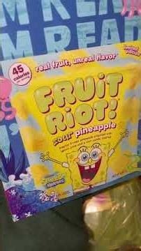 SpongeBob x Fruit Riot PR Box Unboxing | Candy-Coated Fruit?!