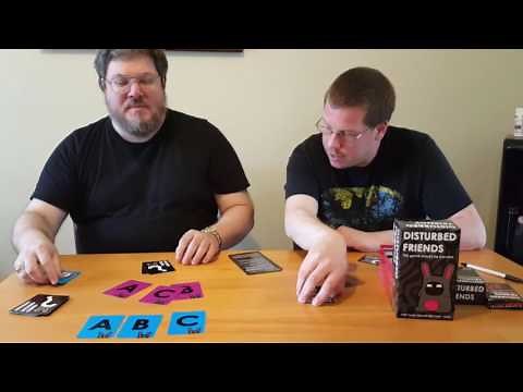 Cards and Boards Disturbed Friends Card Game Review