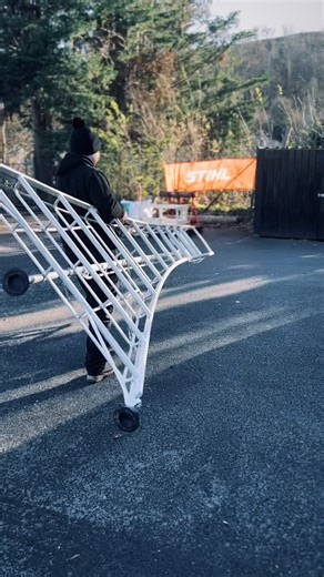 Getting your decorations up? This 14ft Henchman’s three adjustable legs keep you steady on uneven, sloping or stepped ground. Ladder available for hire 😎 | Border Chainsaw & Lawnmower Services