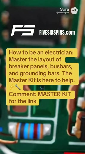 How to be an electrician: Master the layout of breaker panels, busbars, and grounding bars. The Master Kit is here to help. ⚡🔧 Comment: MASTER KIT for the link