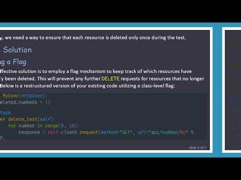 How to Send a DELETE Query Only Once in LocustIO