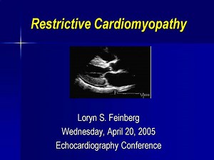 Restrictive Cardiomyopathy - SlideServe