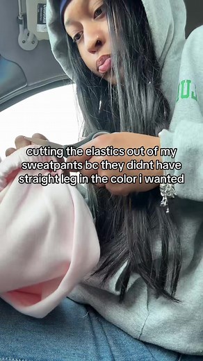 Cutting Sweatpant Elastics in the Parking Lot