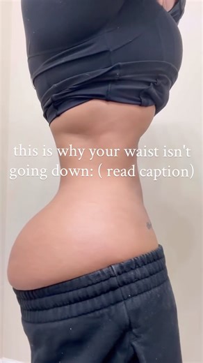 Taravat Carmela Habibi | This is why your waist isn’t going down : ⬇️ It’s not fat. It’s stress. High cortisol tells your body to store fat around your waist to... | Instagram