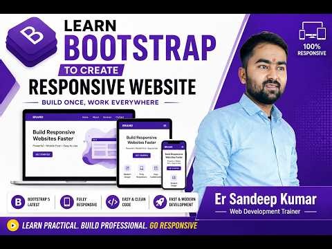 Responsive Website Design Using Bootstrap | Complete Beginner Guide