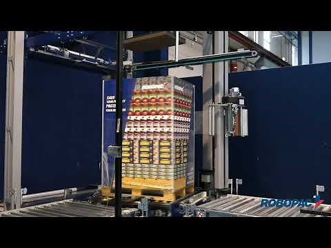 Rotoplat 3000 HD automatic turntable stretch wrapper by Robopac USA