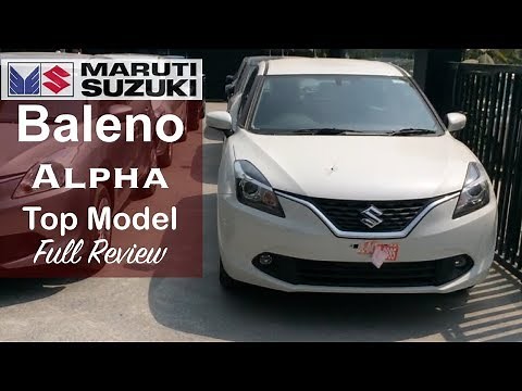 Maruti Baleno Top Alpha Model Interior,Exterior Walkaround and Review