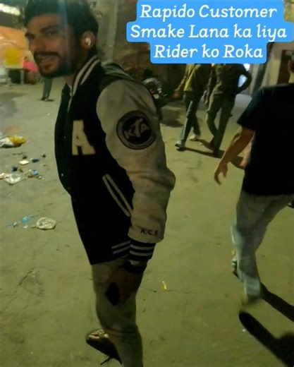 Rapido Customer Smake Lana ka liya Rider ko Roka #rapido #rapido_rider