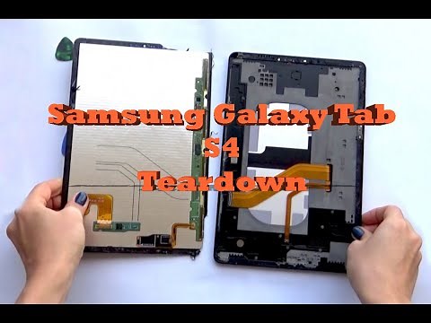 Samsung Galaxy Tab S4 SM-T830 SM-T835 SM-T837 10.5" Disassembly Teardown Guide Screen Replacement