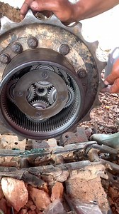 94K views · 1.6K reactions | Final drive mini excavator Hitachi Install planetary gear | Firmansyah | Facebook