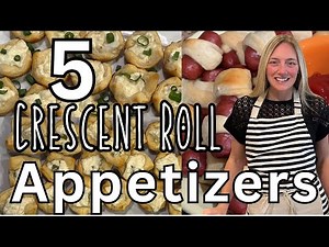 5 Easy & Delicious CRESCENT ROLL Appetizers | Pillsbury | Holiday Appetizers | Molly Purcell