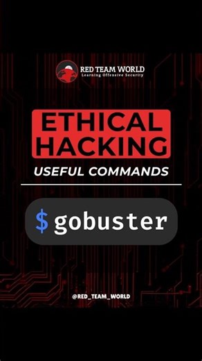Ethical Hacking Commands: gobuster | RedTeamWorld