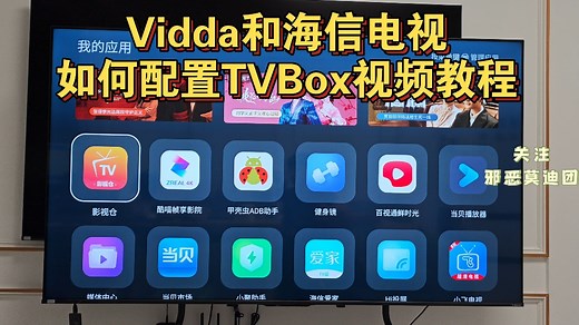 如何配置TVBox软件安装使用方法视频教程视频源线路地址分享 海信电视 Vidda电视 影视仓库