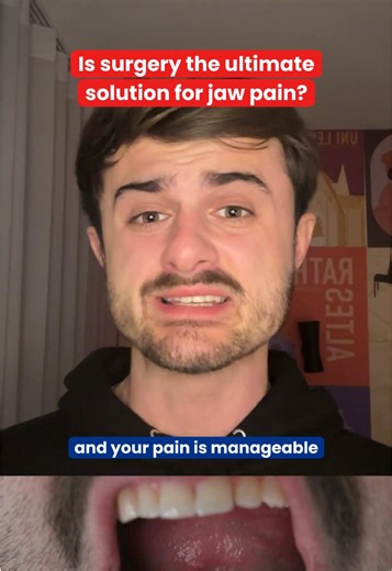 Understanding Jaw Clicking: Surgery Isn't Always Necessary