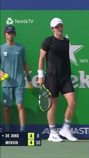 Difficulty level 💯 #RolexShanghaiMasters #JesperDeJong #Tennis #Highlights #ATPTour