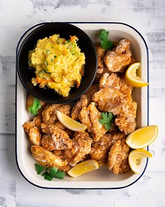 1.8M views · 27K reactions | Super crispy & crunchy Japanese Fried Chicken (Karaage) with creamy potato salad  Get the recipe: https://www.marionskitchen.com/japanese-fried-chicken-karaage/ | Marion Grasby | Facebook