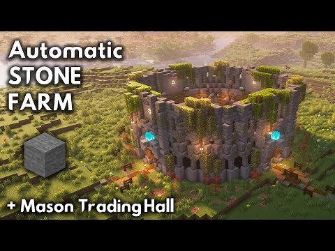 Minecraft STONE FARM Tutorial [1.21] - MINECRAFT TUTORIAL