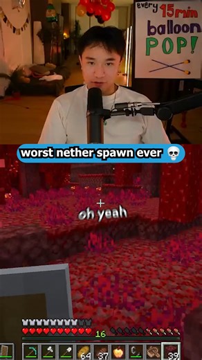 CookieClips on Instagram: "they really got the worst nether spawn in minecraft history 😭🙏"